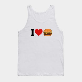 I Love Cheeseburger T Tank Top